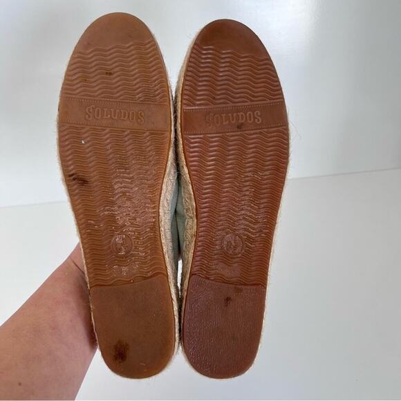 Soludos Tassel Camel Espadrille Smoking Slippers - Picture 12 of 15